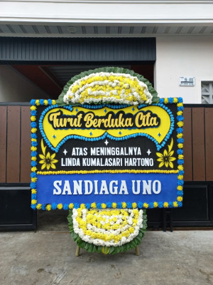 Papan Bunga Duka di Sialangrampai